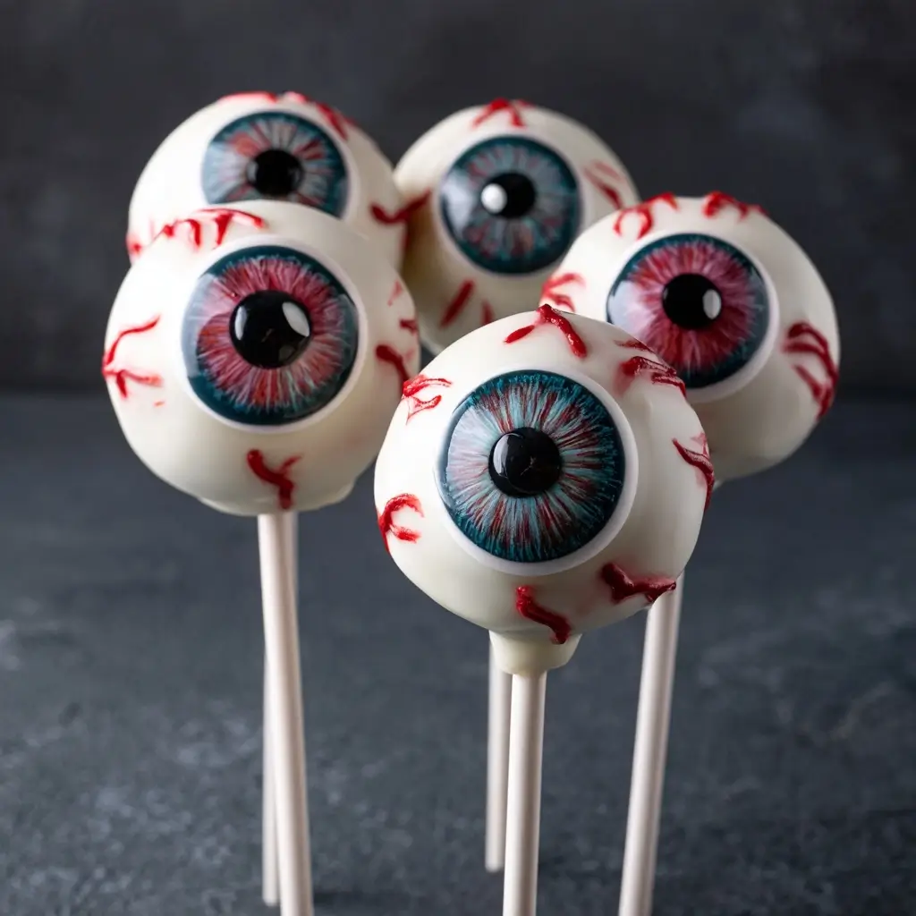 Monster Eyeball Cake Pops