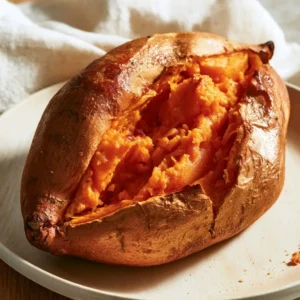 Perfect Baked Sweet Potato Easy Veggie Side Dish For Thanksgiving