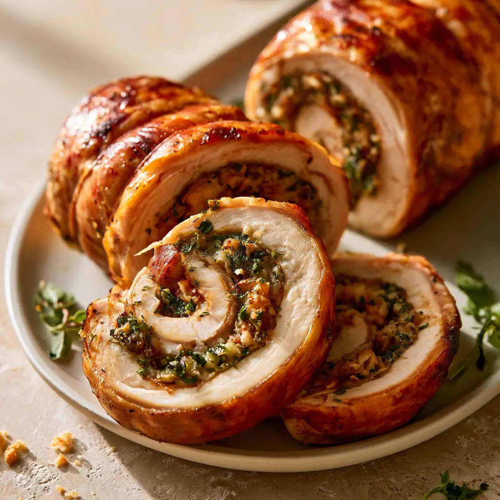 Smoked Turkey Roulade Recipe