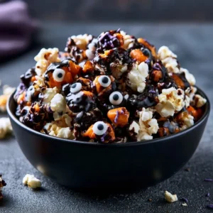 Spooky Halloween Popcorn