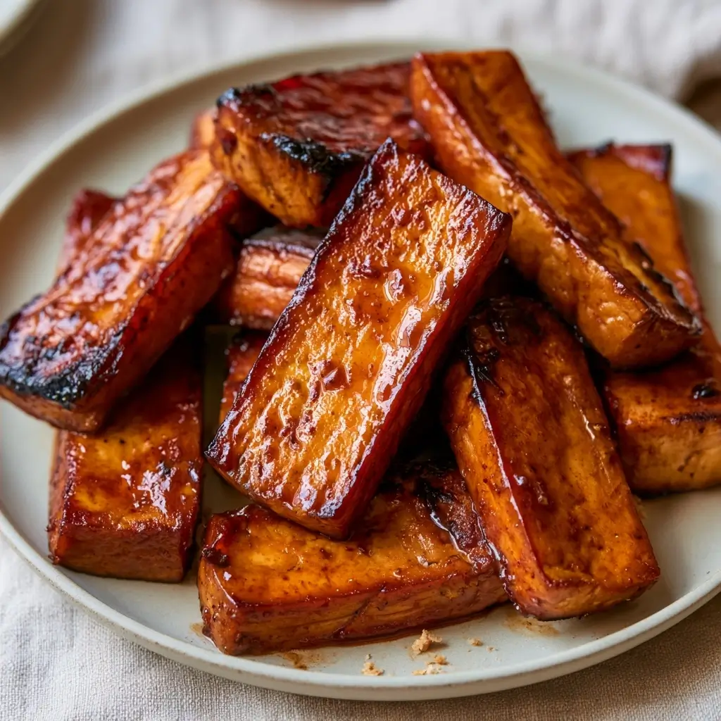 Sweet And Smoky Brown Sugar Glazed Tofu For Your Vegan Thanksgiving Or Christmas Table | Vegan Holiday Recipes