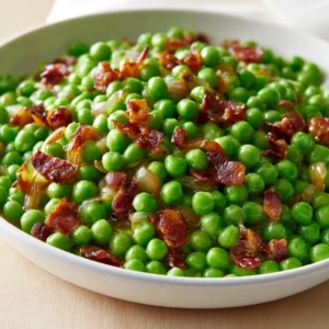 Thanksgiving Peas & Pancetta Side Dish