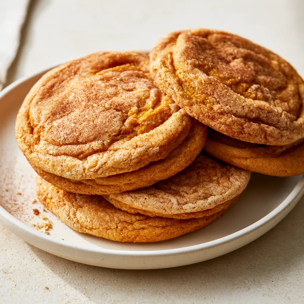 Thick, Big And Chewy Pumpkin Pie Cookies