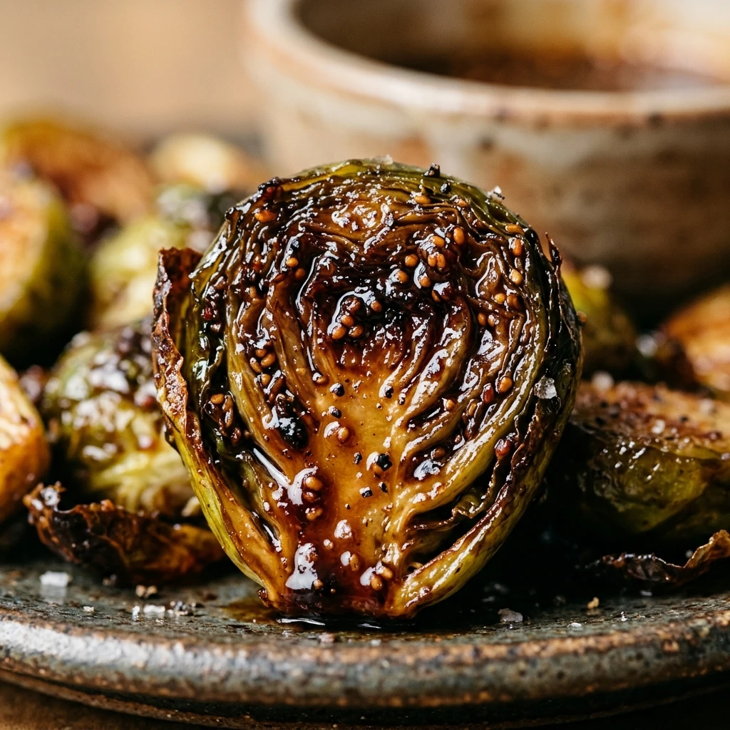 Balsamic-Fig Glazed Brussels Sprouts
