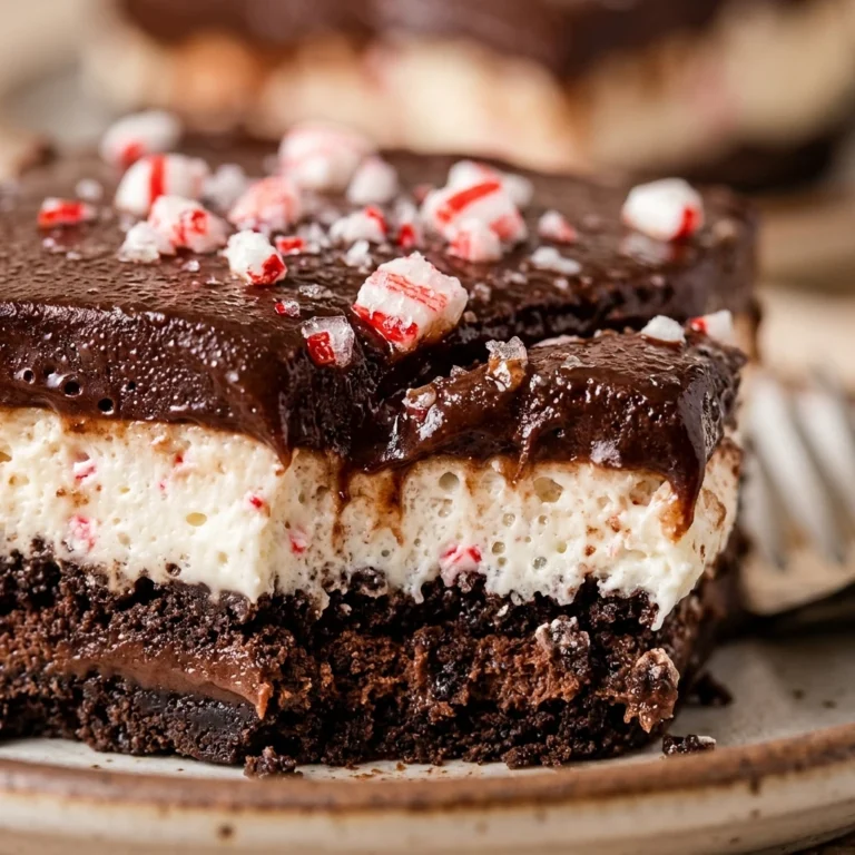 Chocolate Peppermint Lasagna