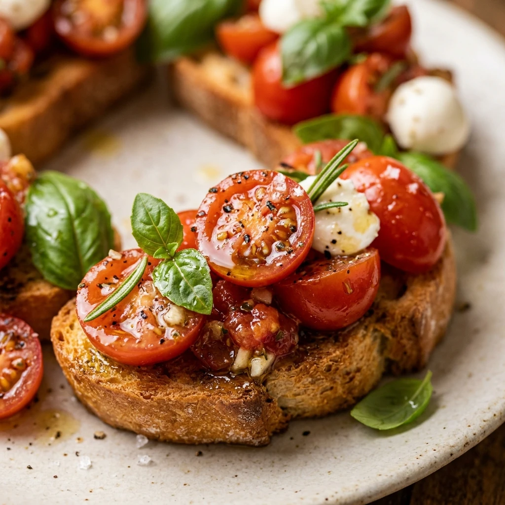 Christmas Bruschetta Wreath