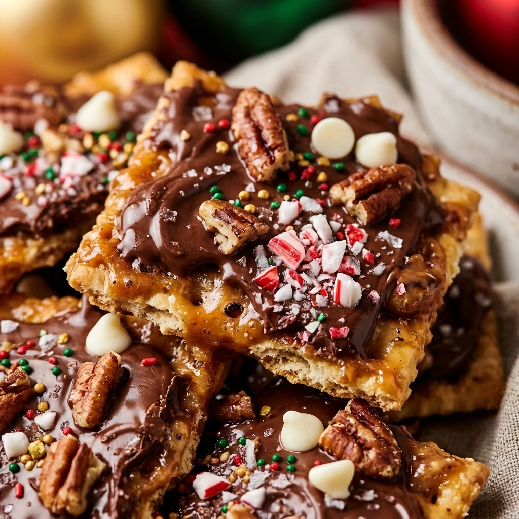 Christmas Crack Cookies