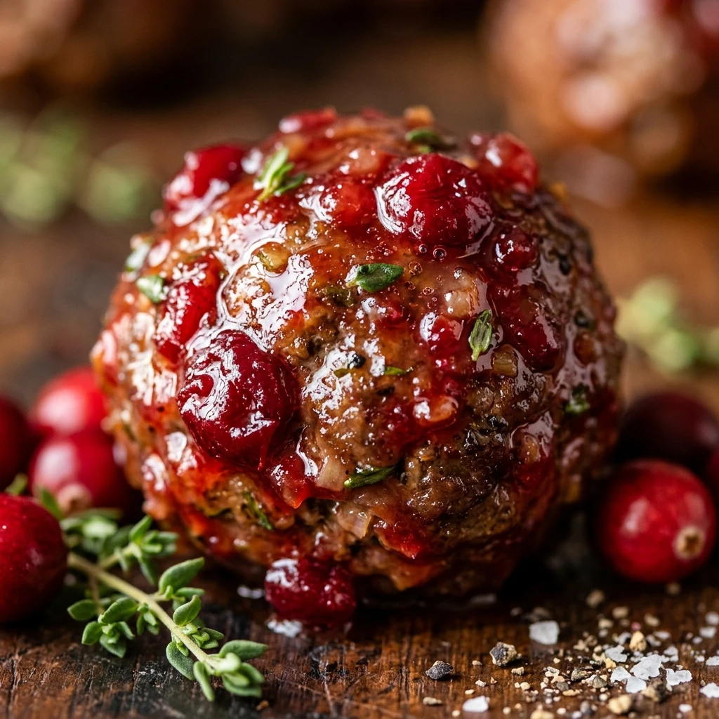 Christmas Cranberry Meatballs