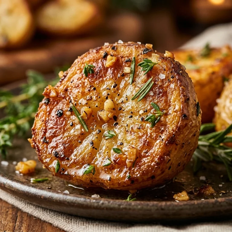 Christmas Garlic Herb Roasted Potatoes