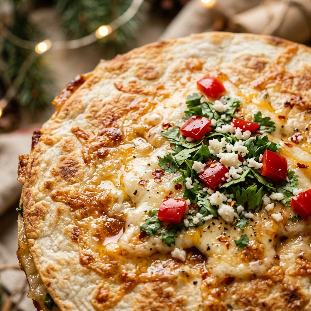 Christmas Tree Quesadillas