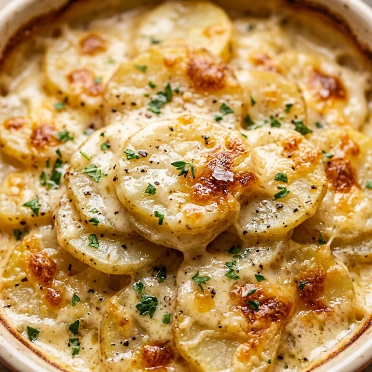 Creamy Scalloped Potatoes Thanksgiving Side Dish