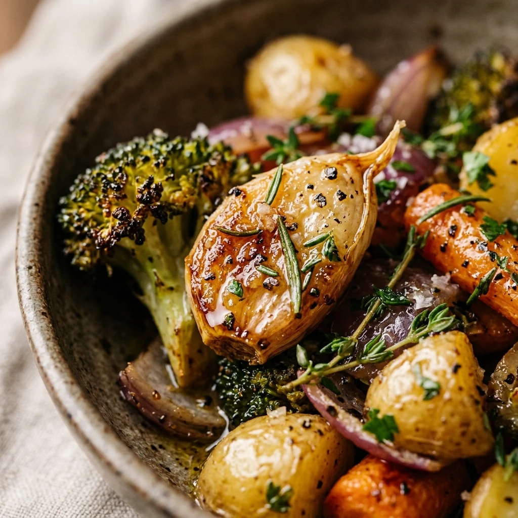 Garlic and Herb Roasted Veggies