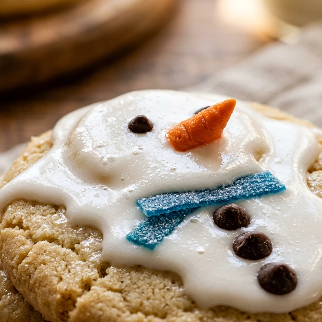 Melted Snowman Cookies