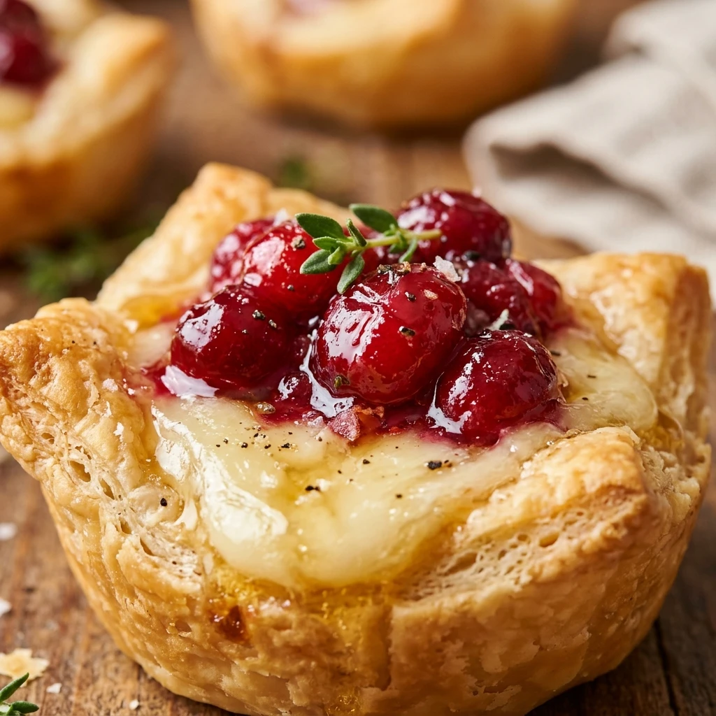 Mini Brie Cranberry Tartlets