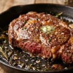 Pan-Seared Ribeye Steak