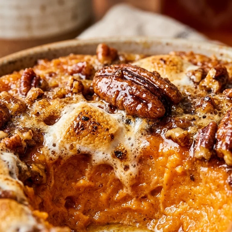 Southern Maple Sweet Potato Casserole