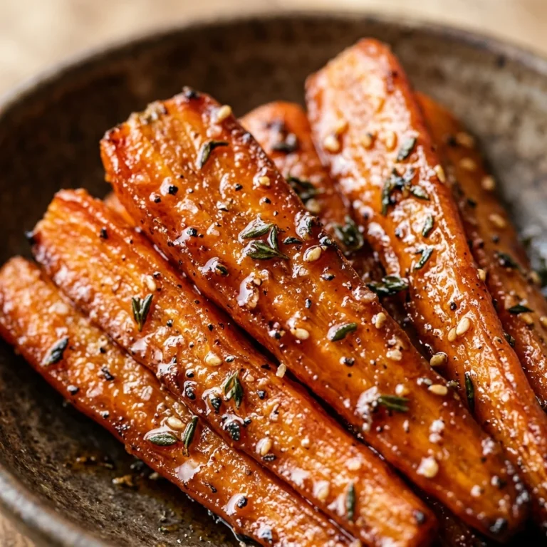 Sweet and Savory Glazed Carrots